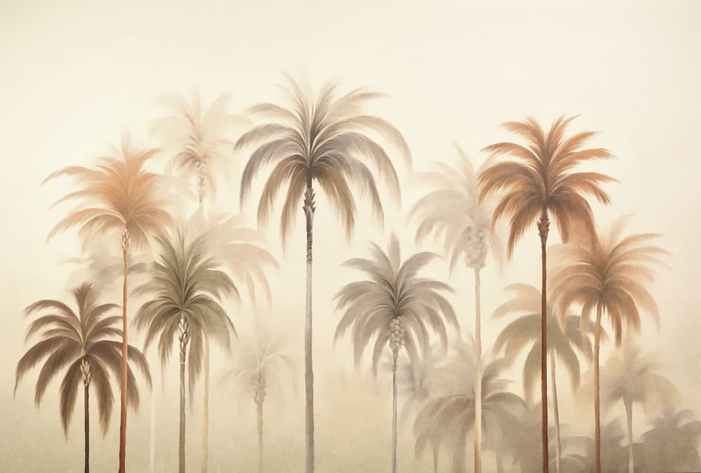 Serene Palm Grove by Andrea Haase — canvas wall art