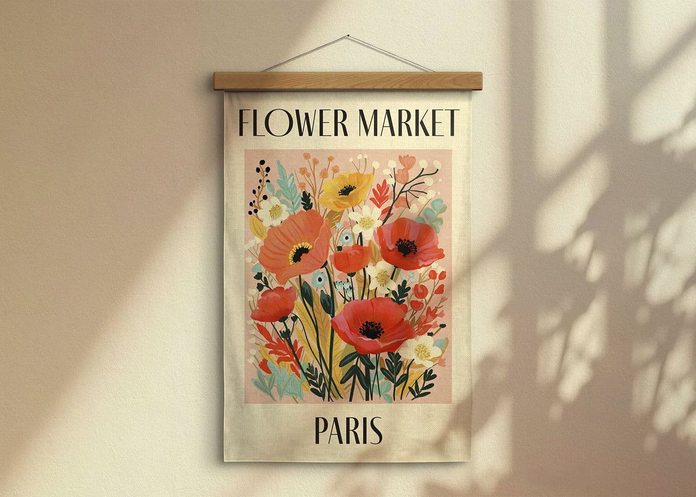 Linen Wall Art, No Frame Needed.